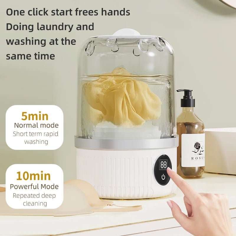 Portable Mini Underwear Washer - Rechargeable